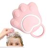 Misaakoeq Baby Shower Brush, Cradle Cap Brush - Newborn Head Scrubber, Silicone Baby Cradle Cap Brush for Babies, Baby Bath Scrubber, Soft Face Scrubb