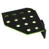 Fluorescent Green Coral Frag Holder 13 Holes Double Layers Acrylic Coral Frag Rack with Magnetic Suction for Fish Tank