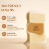 INDIAN SECRETS Scrub Soap with Hyaluronic Acid & Coconut Milk - Moisturizing Body Soap for Soft Skin - Enriched with Niacinamide, Hyaluronic Acid, C