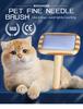 Pet Comb Wood  Massage Cute Hair Remover Cat Dog Brush for Grooming Bamboo Mini Rubber Custom Small Fine Needle