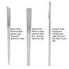 3pcs Pedicure Knife Set Blade Knife Scraper Knife Cuticle Remover Steel Toenail Correction Tools