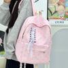 Schoolbag Junior high school students girls high value schoolbag fashion trend polka dot large capacity backpack casual versatile backpack