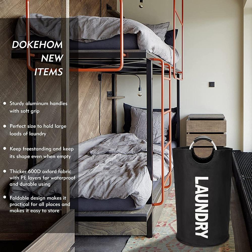 Polstrovaná rukojeť Vodotěsný koš na prádlo 82L Koš na špinavé prádlo Prádelna