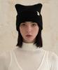 Bajal Va Label Square Beanie Black
