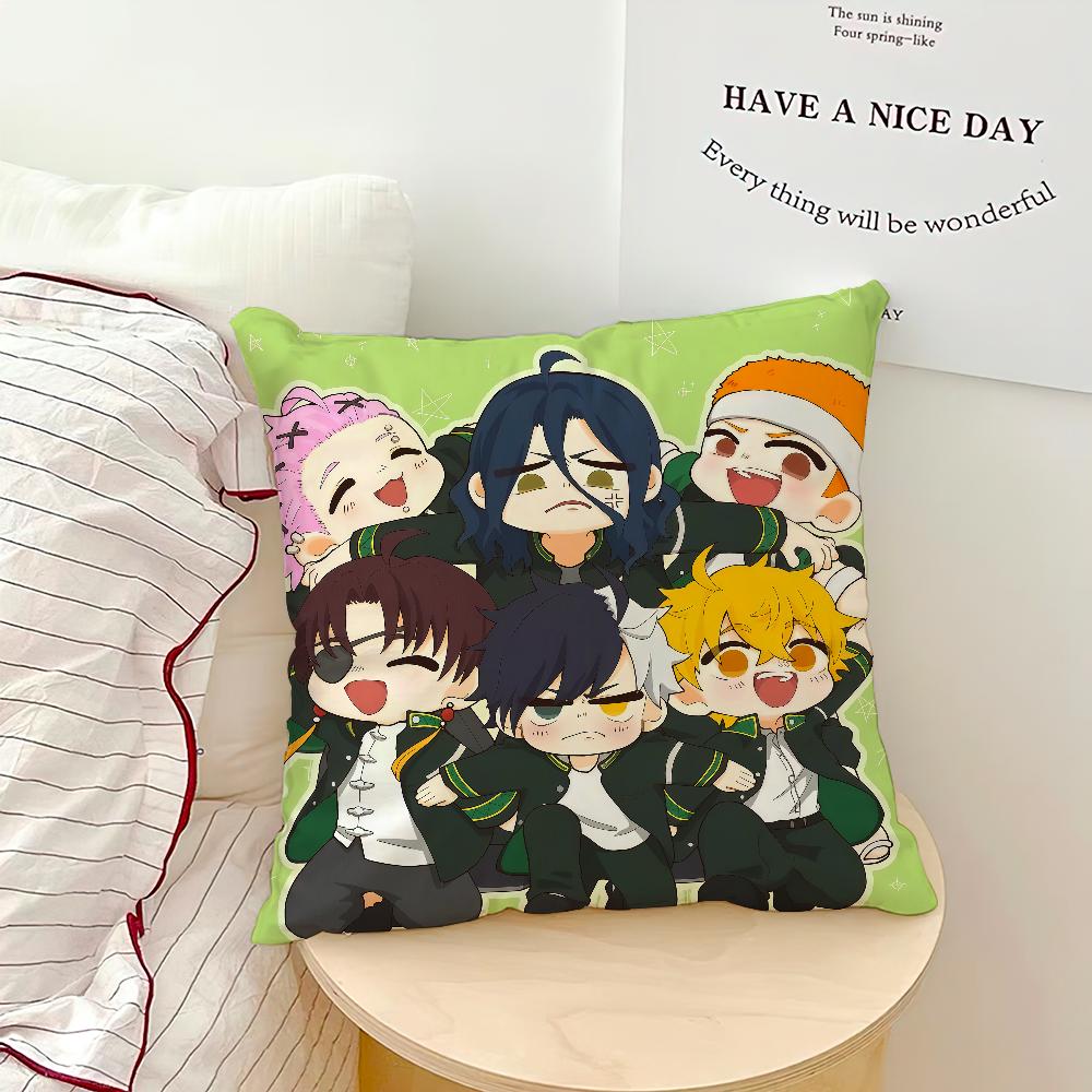 anime WIND B-BREAKER chibi S-Sakura Haruka Comfortable soft Pillow Case for Sofa Living Room Home office Decor Protective Covers