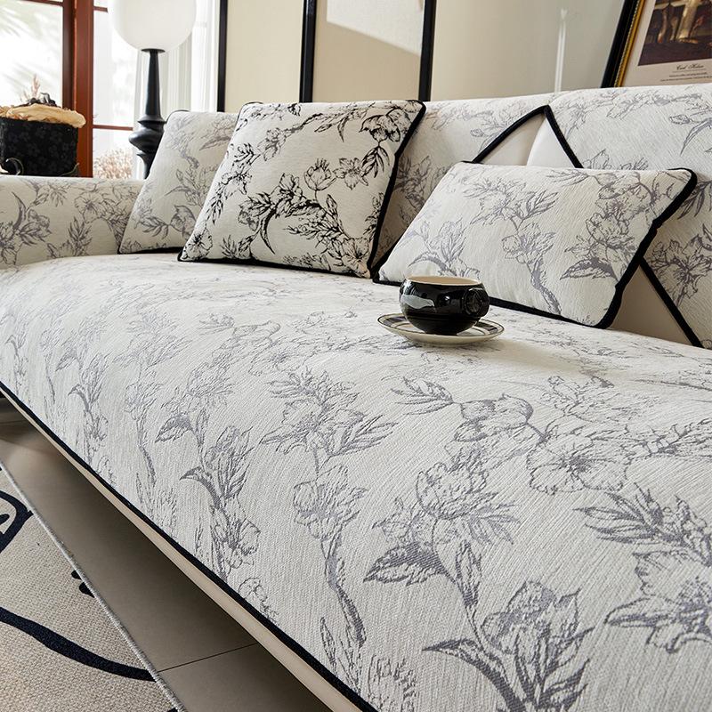 Mufan Chenier Sofa Cushion Four Seasons Universal  New Non-Slip Seat Cushion Premium Printed Sofa Cover Cross-Border