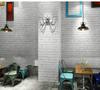 3D White Brick Effect Wallpaper Roll Light Grey Modern Vintage Rustic Vinyl PVC Faux  Wall Paper Living Room Bedroom Decor