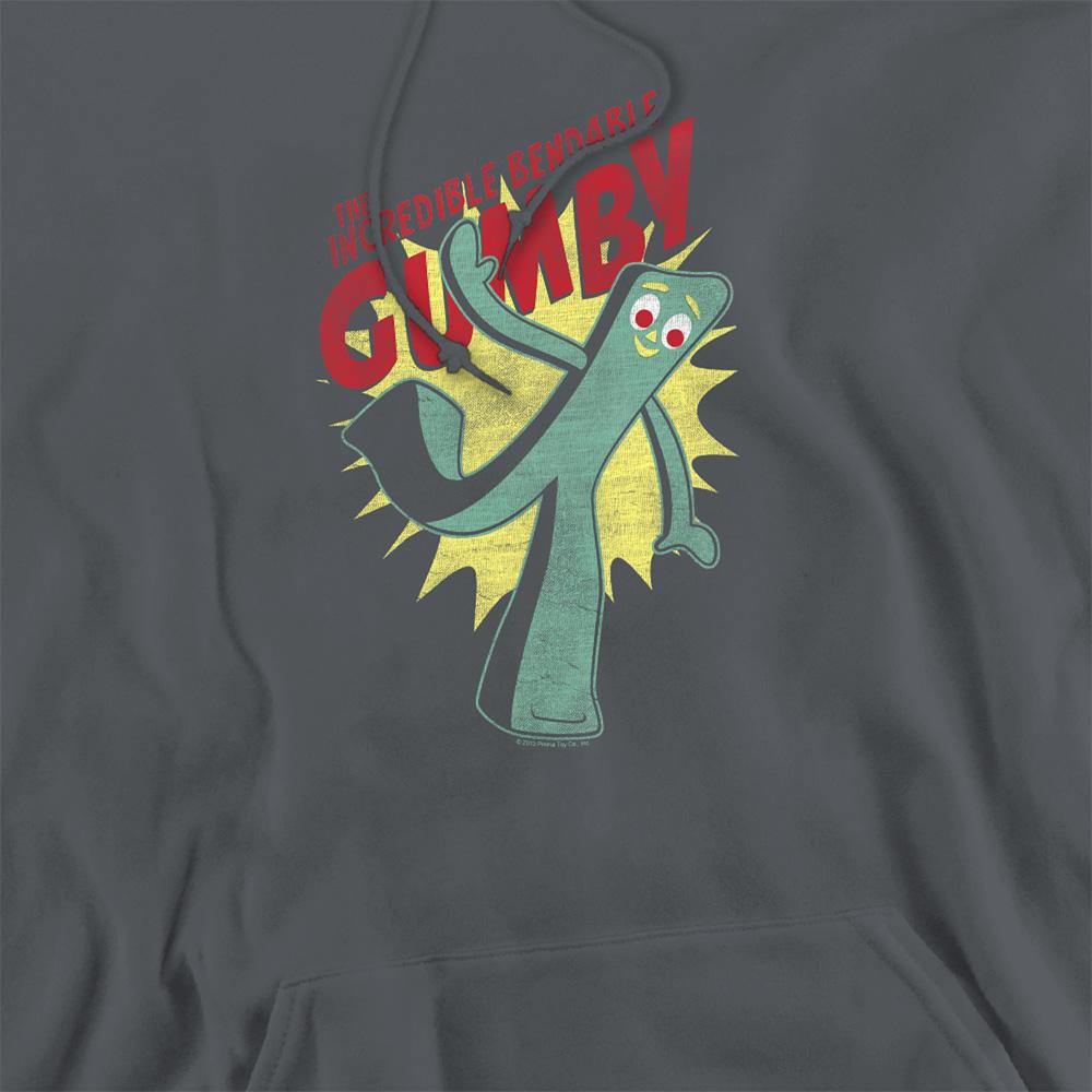 Gumby Unisex Adult The Incredible Bendable Hoodie