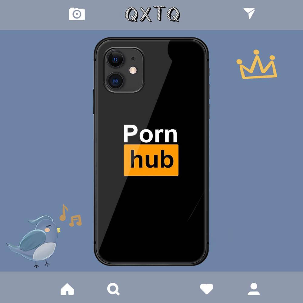 Etui Wzór Logo Porn Hub Dla iPhone Samsung Galaxy Redmi Note S 17 16 15 14 13 20 24 25 54 Pro Max Ultra Fe Pokrowiec Ze Szkła Hartowanego