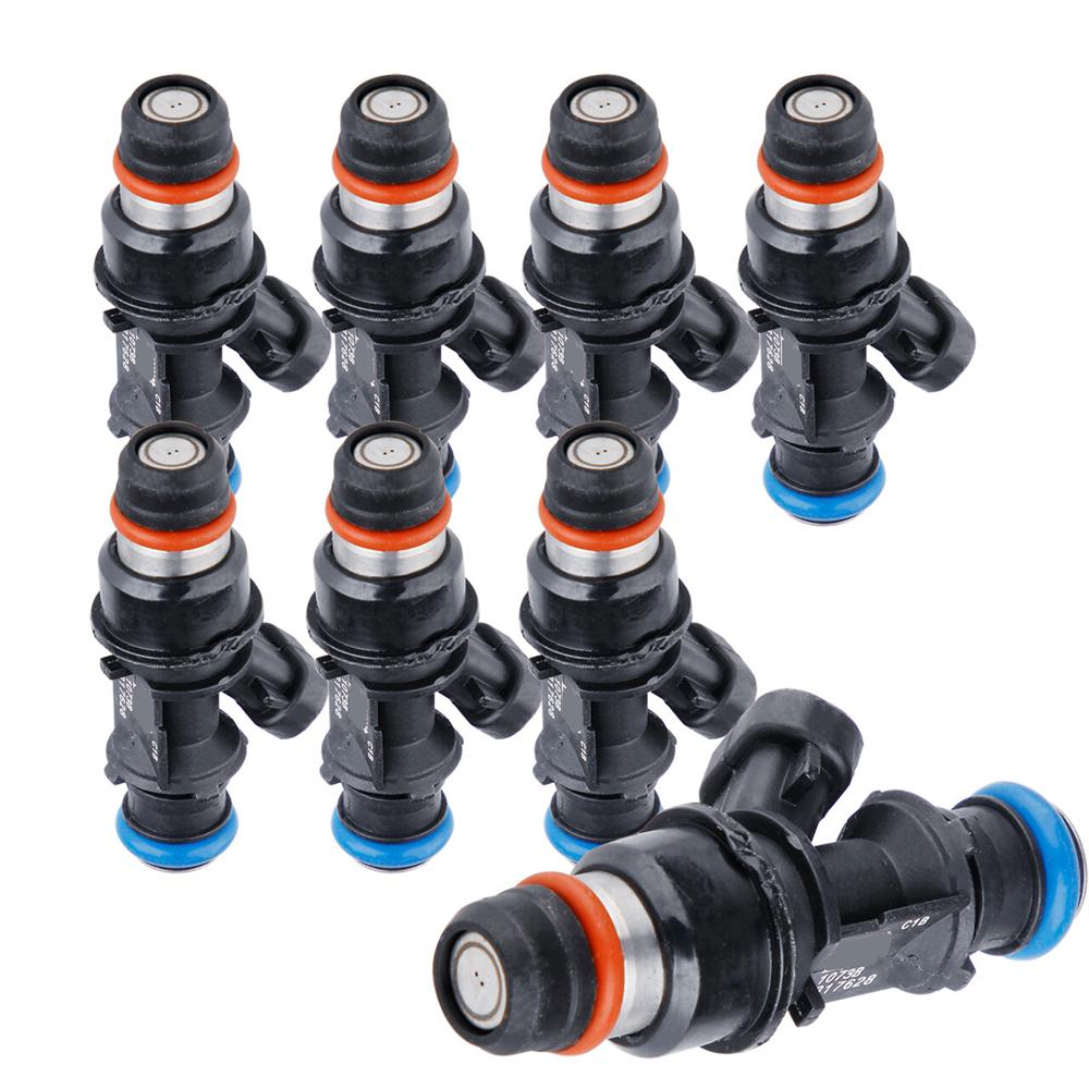 8x Fuel Injector For Chevrolet GMC Cadillac Hummer 4.8L 5.3L 6.0L 25317628 FJ315