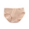 Ropa interior de algodón puro para mujer de color liso: Braguitas Antibacterianas Cómodas de Cintura Media para Niñas y Estudiantes