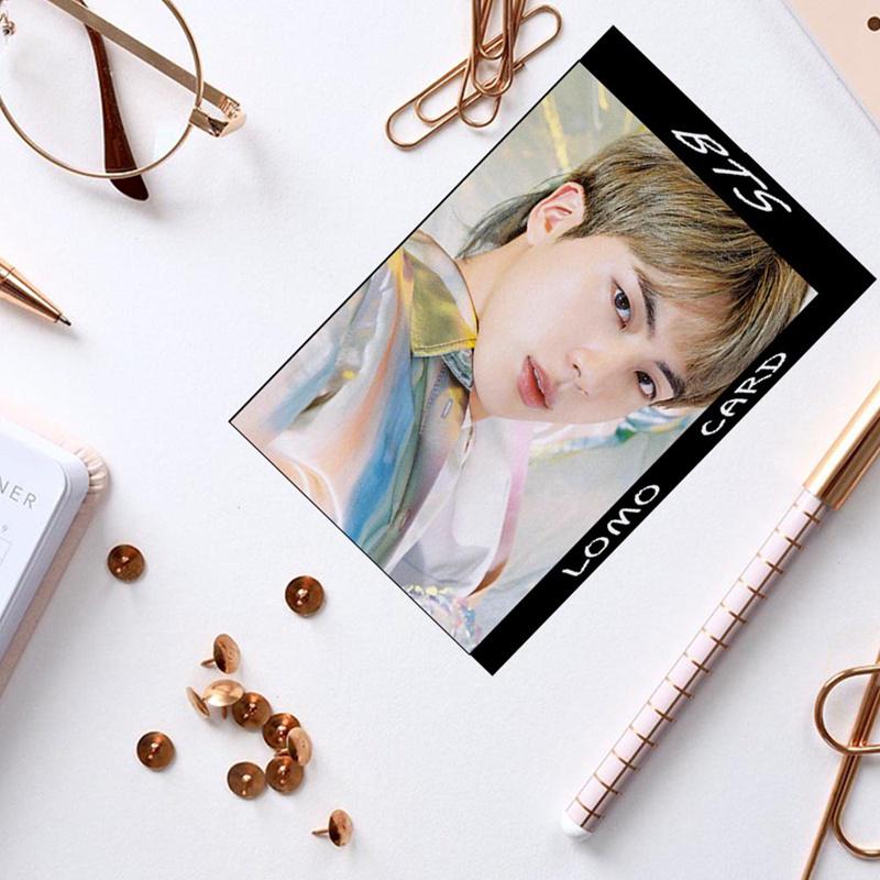 Pocztówka BTS Karta LOMO 30 sztuk w pudełku Plakaty Zestaw pocztówek pamięciowych Kartki z życzeniami Pocztówki prezentowe