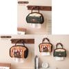 Modern Minimalist Bear Pattern Linen Paper Towel Dispenser For Home Bathroom And Car Decor
