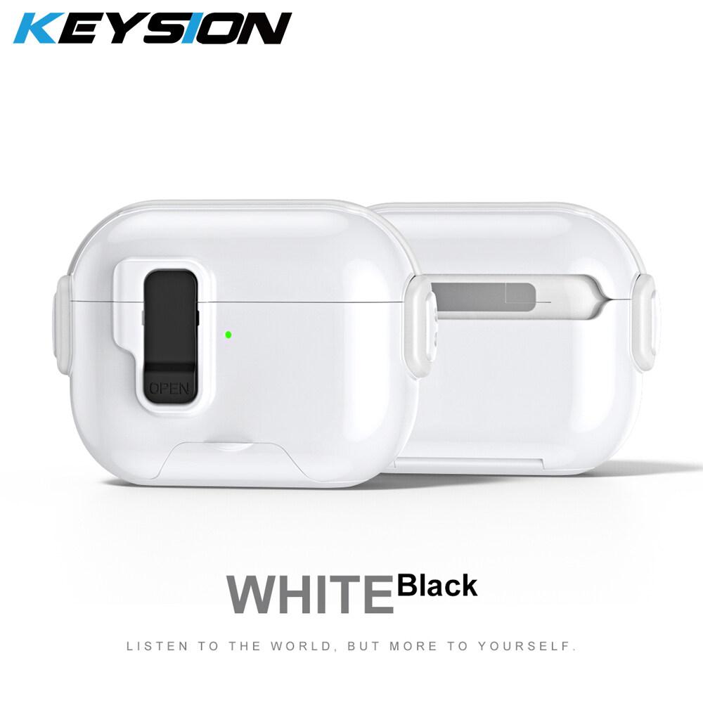 KEYSION Magnetic Automatic Switch Earphone Case for Airpods Pro 3 2 Hidden Phone Stand Shockproof Headphone Cover for AirPods 4