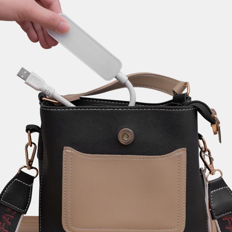 1Pc USB Night Light LED Eye Protection Small Desk Lamp  Portable Mini Portable Light Power Bank Dormitory Reading