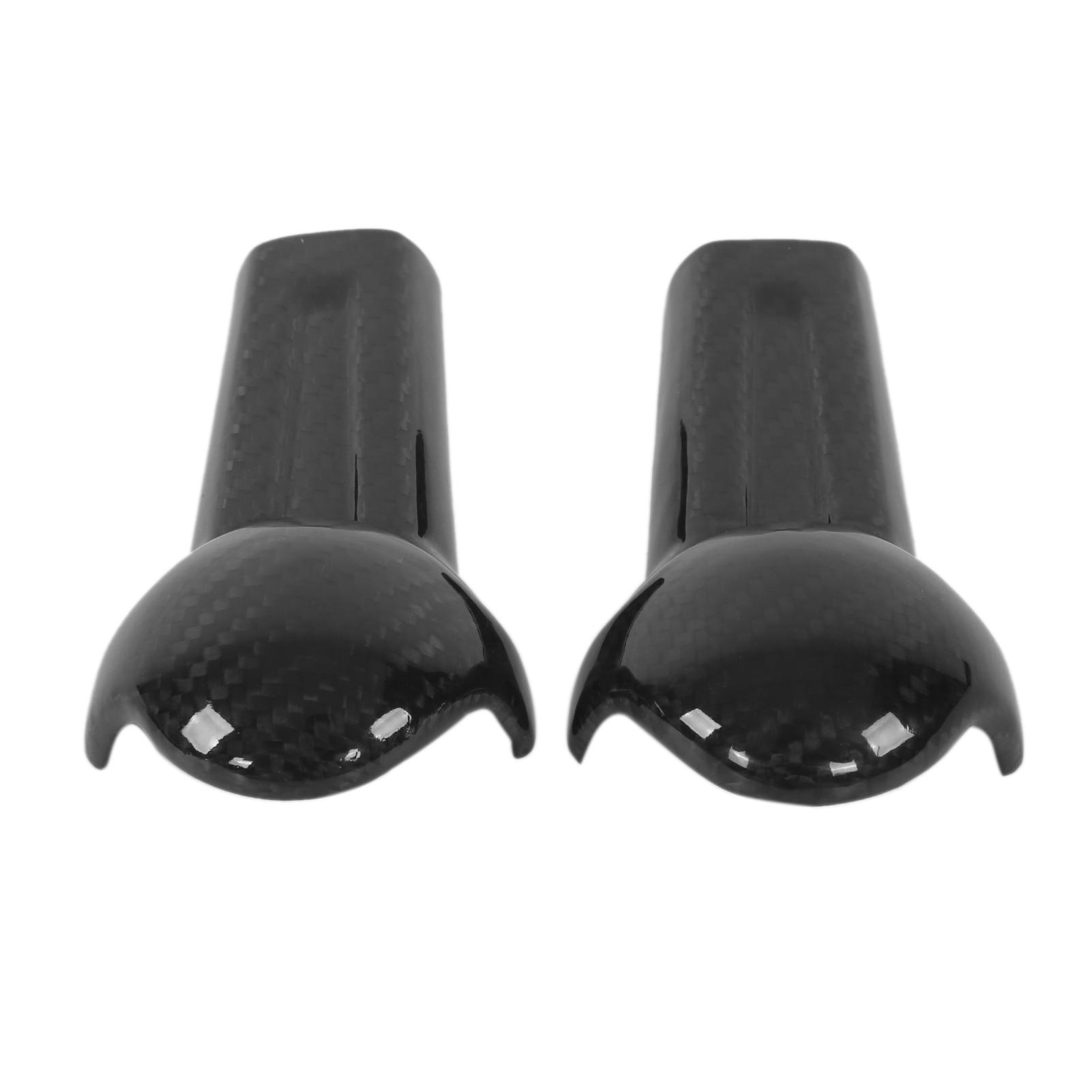 

2 шт. отделка ручки переключения передач из углеродного волокна для замены на Ford Mustang 20152020