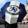 1PC Chelsea Fc  Printed Umbrella Folding umbrella, automatic umbrella 8-Frame for Travel, camping Fan gifts Christmas Gifts