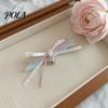 Firm Base Hair Clip Girl Hairpin, Plaid Stars Dot Bows Faux Pearl Bears Clip, Daily Accessory for Broken And Bangs, Kids Cartoon Accessories