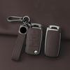 Zinc Alloy Leather Car Key Case For Volkswagen Polo Passat Tiguan B5 B6 B7 Lavida Beetle Scirocco Golf 4 5 6 Mk6 Jetta Key Fob