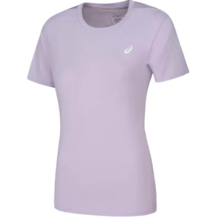 

Asics Fear Of God Essentials Пуловер с круглым вырезом Влагоотводящая Быстросохнущая Футболка с коротким рукавом Женские футболки Светло-фиолетовый 2012D064-500 XL