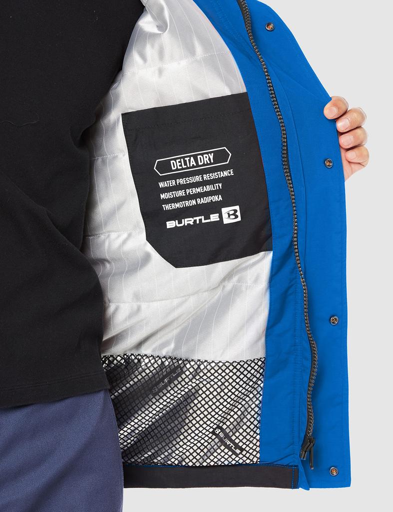 BURTLE Waterproof and Jacket 7610 47 Surf Blue LL Cold-Resistant (Unisex)