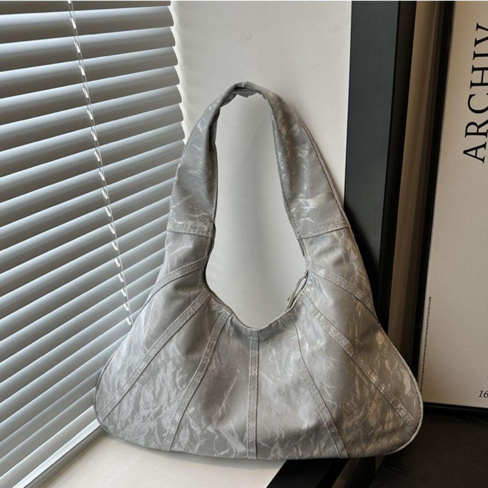 Large Capacity Underarm Bag Shoulder Bag Crescent Bag Portable Vintage Hobo Bag Girls