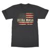 Ultra MAGA Donald Trump Vintage American Flag Anti Biden Unisex Tee Tshirt