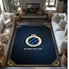 Club Brugge FC Soccer Football Pattern Soft Area Rug Non Slip Indoor Floor Carpet Sports Decor Mat for Bedroom