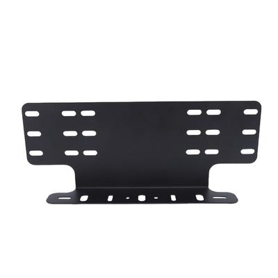 Universal License Plate Heavy Duty Steel Front Plate Mounting Bracket Holder for Off Road LED Work Lamp Lighting Bar
