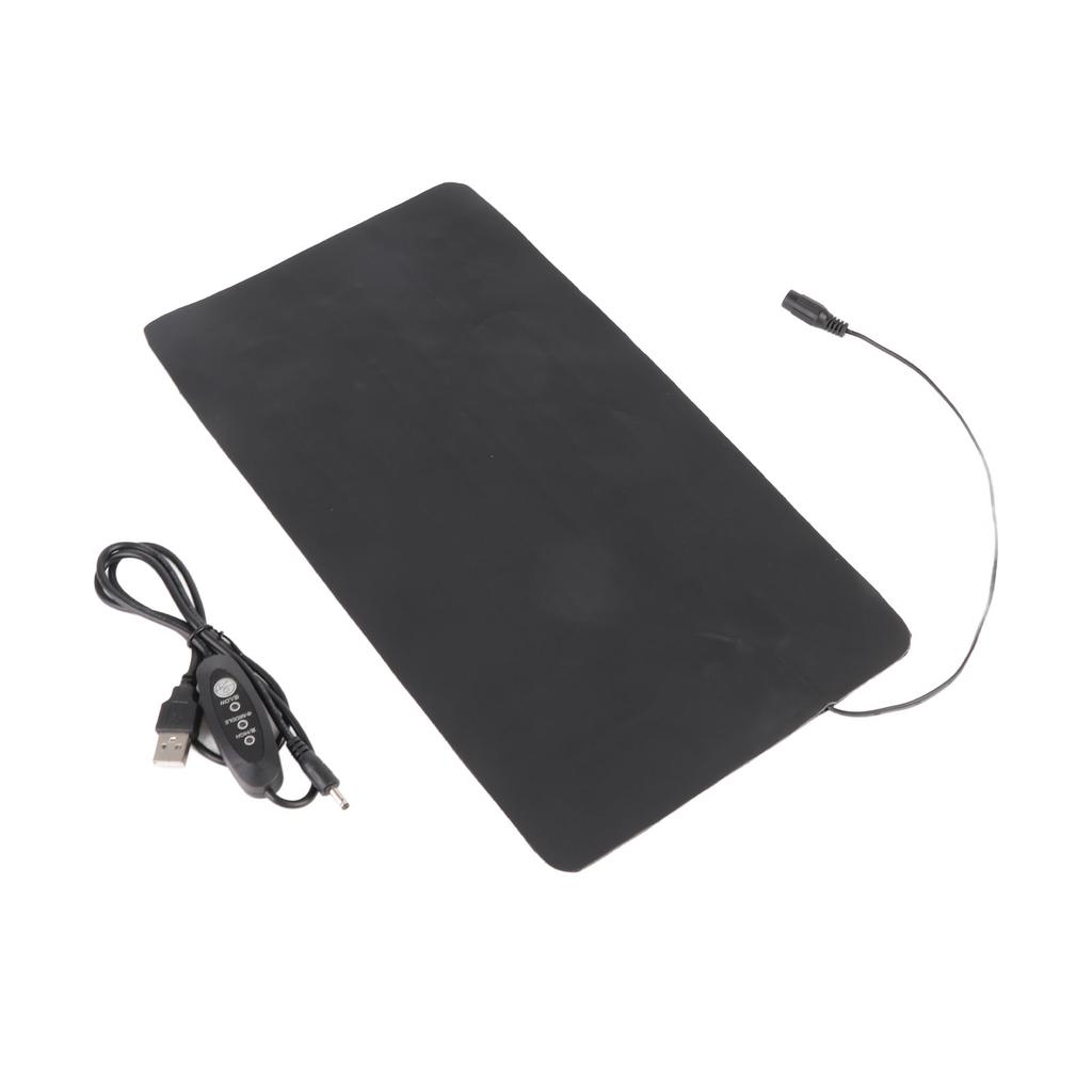 Seedling Heat Mat 3 Gear Temperature Adjustment PU Leather Hydroponic Plant Heating Pad for Indoor Gardening