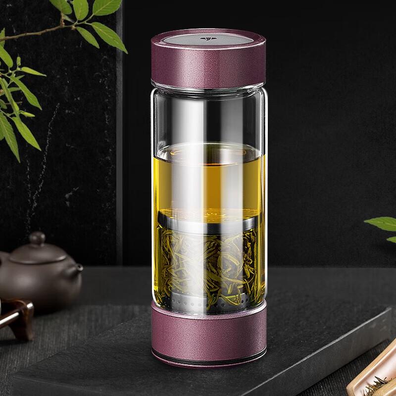 WANXIANG Tea Infuser Glass Mug