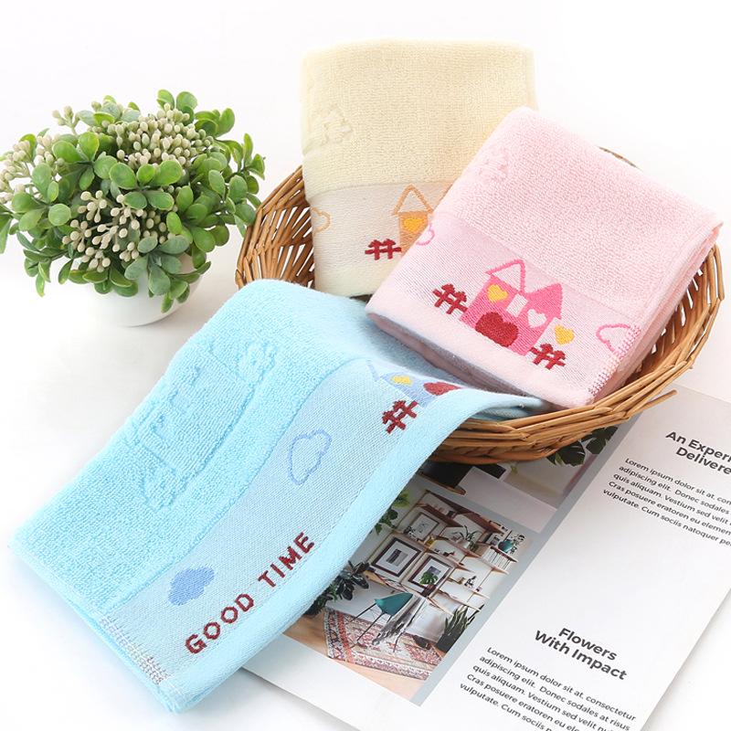 Weiches & Saugfähiges Kinderhandtuch aus Reiner Baumwolle - 25x50cm, Gesticktes Logo, Perfekt für Babys, Kleinkinder & Schulkinder.