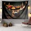 Deer With Floral Crown Tapestry Room Decoration Wall Hanging for Living Room Bedroom, dormitory, Birthday and Christmas gifts