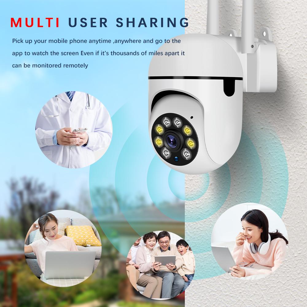 200W Waterproof Night Vision Home Security CameraWireless Wifi IP Camera