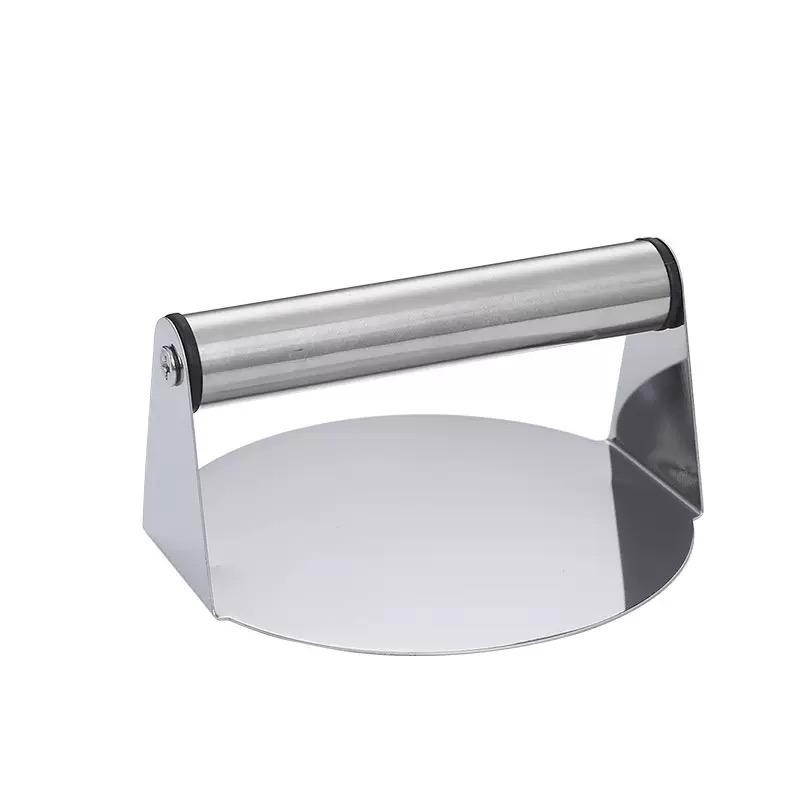 Lis na smash burger z nerezové oceli s rukojetí Kruhová forma na maso Hamburgerový lis Kuchyňské doplňky Domácnost