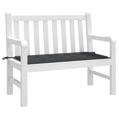 Garden Bench Cushion Black 120x50x4 Cm Oxford Fabric