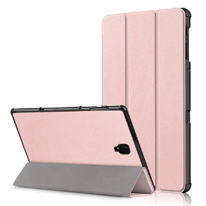 Case For Samsung Galaxy Tab A 10.5 inch T595 T590 Hard PC Back Trifold Tablet Funda For Samsung Tab A 10 5 SM-T590 SM-595 Case