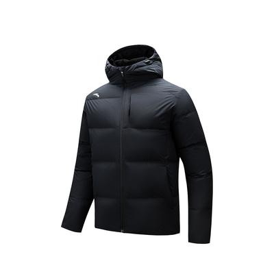 Training Hooded Down Jacket Men Jackets Basic-Black 952547917-1