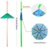30/60PCS Umbrella Drink Straws Disposable Straw Party Juice Cocktail Birthday Summer Beach Party Decoration Supplies TMZ