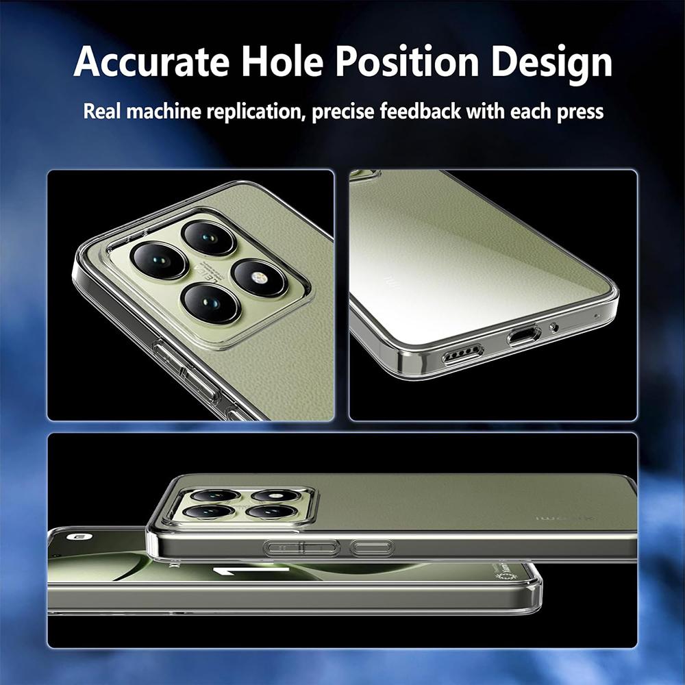 Transparent Silicone Soft Case For Xiaomi Mi 14T 14 T Pro Clear Transparent Shell For Xiaomi14 14T TPro Slim Back Cover
