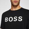 HUGO BOSS T-Shirts Men's Black Crew Neck Moderate Straight Fit 50463578-001