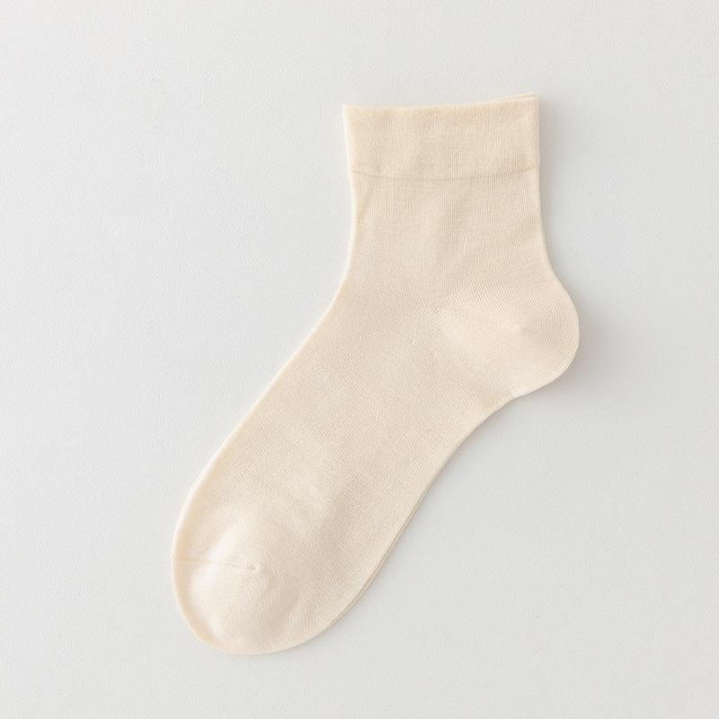 

Носки из тутового шелка, Летние женские тонкие короткие носки, Носки без косточек с защитой от запаха, Женские свободные дышащие носки-лодочки 1 pair телесный