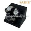 Carbon Fiber Pattern 3-Watch Vertical Automatic Watch Winder with Memory Foam Pillow