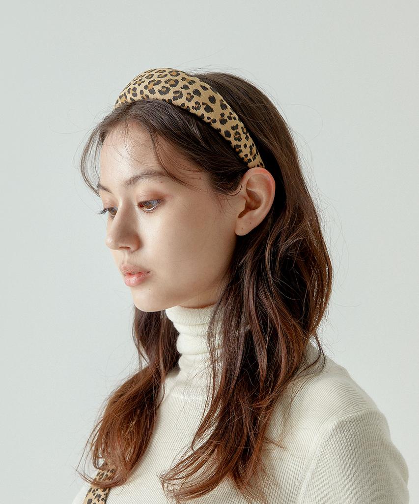Something Good Leopard Cushion Hairband