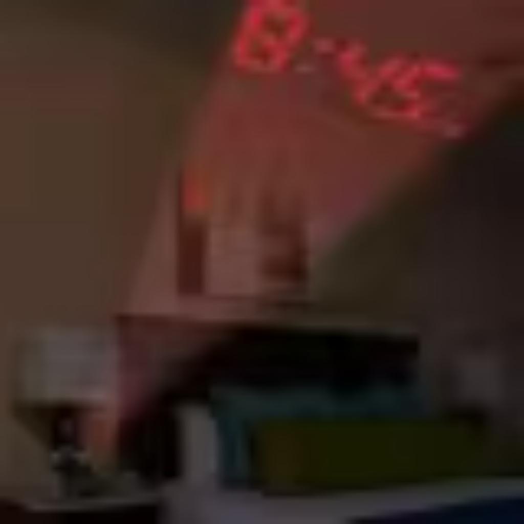 1PCProjection Wecker Decke Display Snooze Schreibtisch Tisch Uhr Stimme Multifunktions Digitale Projektion Uhr Temperatur Displ