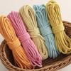 Cordon Tressé en Coton de Haute Qualité 10 Mètres/Lot Cordelette Tressée Colorée Cordelette Torsadée DIY Textile de Maison