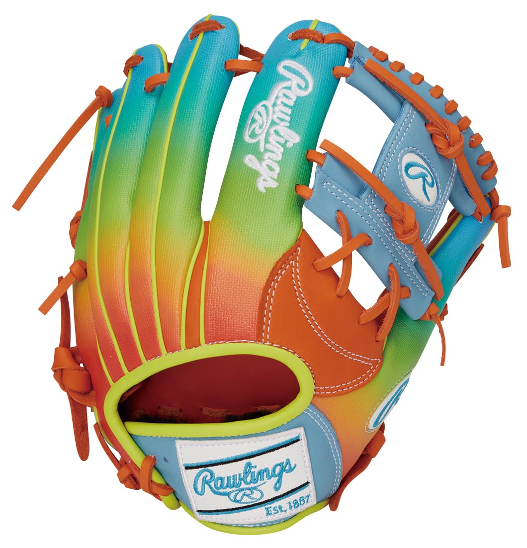 

Rawlings Baseball Glove HOH UV Graphic N6 Basic Infield 11.25 Inches Orange Right-Hand Throw