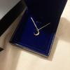 Used HOSHI No SUNA Crescent Moon Necklace Natural Diamond Planetarium Limited Edition