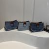 Niche Texture Denim Bag Women's 2025 New Shoulder Messenger Bag High-end Sense Versatile Ins Chain Small Square