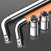 Universal Car Tire Wrench Removal Tool L Type Bent Bar Spanner Retractable Telescoping Lug Wrench Automotive Tools